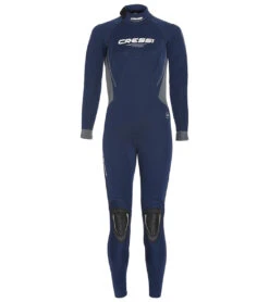 CRESSI Women's Fast 3mm Full Wetsuit 9 CRESSI Women's Fast 3mm Full Wetsuit -Swimming And Diving 6229755887784 bluegrey 4a