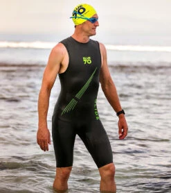 Men's Glide Short John Wetsuit -Swimming And Diving 6574475935912 black 6a