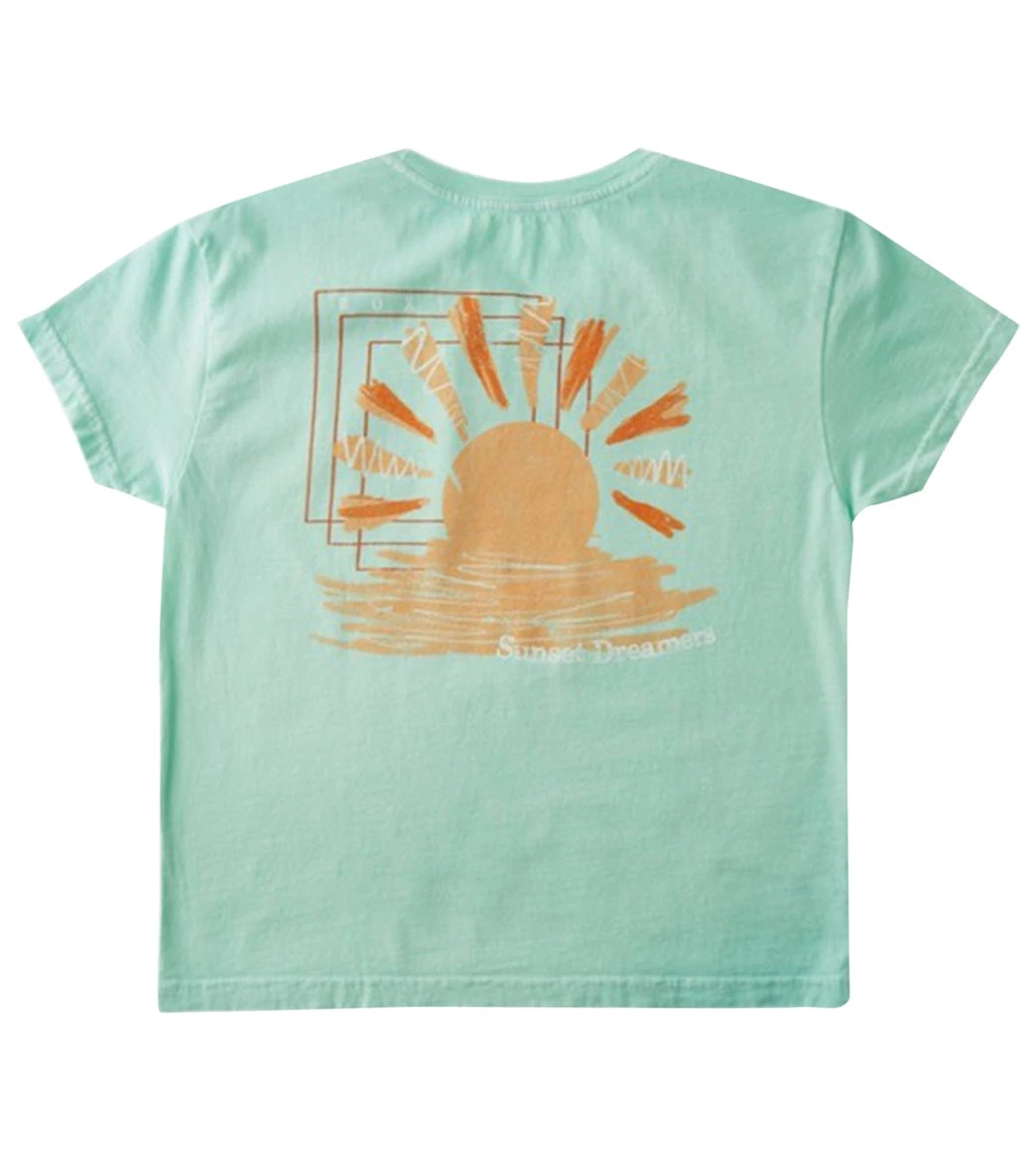 Roxy Girls' Sunset And Squares Boyfriend T-Shirt 2 Roxy Girls' Sunset And Squares Boyfriend T-Shirt - Image 2