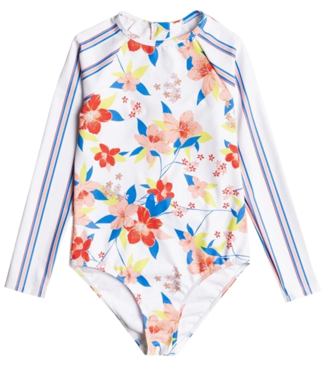 Roxy Girls' Friendly Flower Longsleeve One Piece Swimsuit 1 Roxy Girls' Friendly Flower Longsleeve One Piece Swimsuit