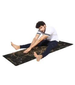 Sahasrara Hemp Yoga Mat 72" 3mm -Swimming And Diving 6635510333608 black 4a