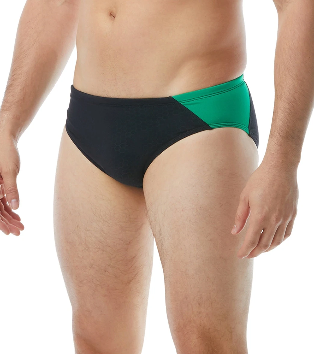 TYR Men's Hexa Blade Racer Brief Swimsuit 1 TYR Men's Hexa Blade Racer Brief Swimsuit