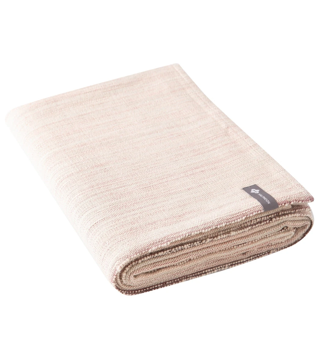 Melange Cotton Yoga Blanket 1 Melange Cotton Yoga Blanket