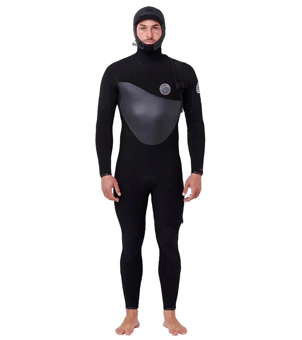 Rip Curl Men's 5/4mm Flashbomb Long Sleeve Heatseeker Hooded Zip Free Fullsuit Wetsuit 1 Rip Curl Men's 5/4mm Flashbomb Long Sleeve Heatseeker Hooded Zip Free Fullsuit Wetsuit