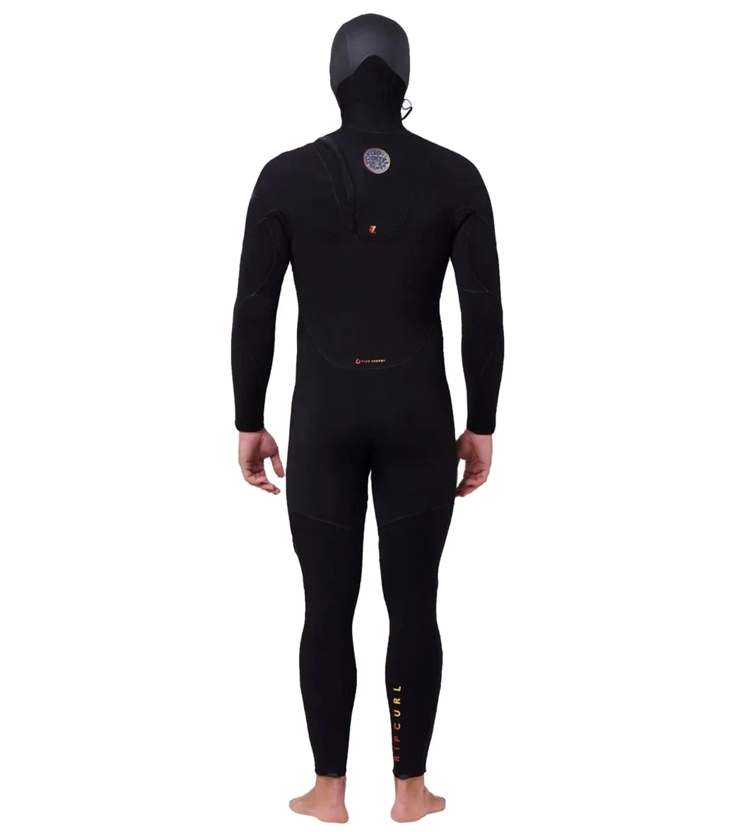 Rip Curl Men's 5/4mm Flashbomb Long Sleeve Heatseeker Hooded Zip Free Fullsuit Wetsuit 3 Rip Curl Men's 5/4mm Flashbomb Long Sleeve Heatseeker Hooded Zip Free Fullsuit Wetsuit - Image 3