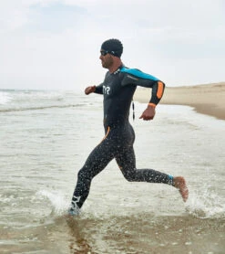 TYR Men's Hurricane Cat 2 Fullsleeve Triathlon Wetsuit 6 TYR Men's Hurricane Cat 2 Fullsleeve Triathlon Wetsuit -Swimming And Diving 6751580749992 blackblueorange 3a