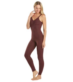 Radiant Cheetah Strappy Back Long Leotard 28" -Swimming And Diving 6763970789544 burgundycheetah 5a
