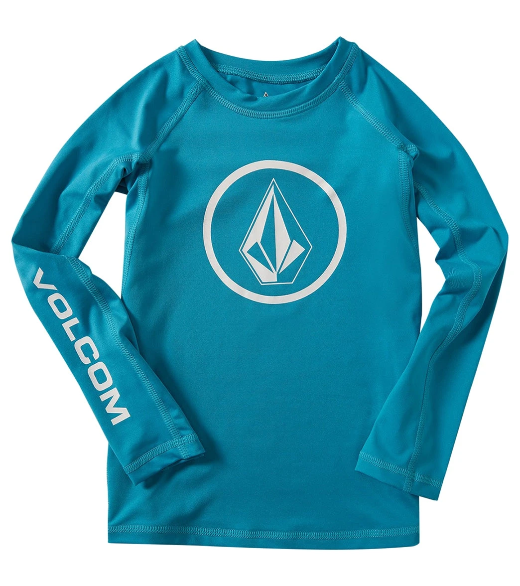 Volcom Boys' Lido Solid Long Sleeve Rashguard (Big Kid) 1 Volcom Boys' Lido Solid Long Sleeve Rashguard (Big Kid)
