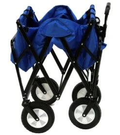 Collapsible Folding Outdoor Utility Wagon -Swimming And Diving 6848915898536 blue 5a