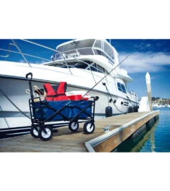 Collapsible Folding Outdoor Utility Wagon -Swimming And Diving 6848915898536 blue 8a