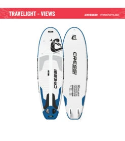 CRESSI Travelight Foldable 9’2’’ Inflatable SUP Set -Swimming And Diving 6856349581480 whiteblue 12a