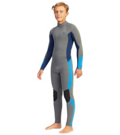 Billabong Boys' 3/2MM Absolut Backzip Long Sleeve Full Wetsuit 9 Billabong Boys' 3/2MM Absolut Backzip Long Sleeve Full Wetsuit -Swimming And Diving 6908217327784 ash 4a