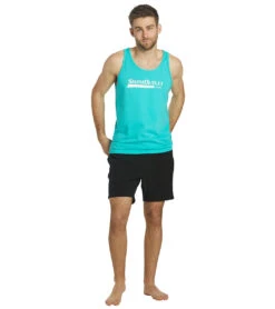 Limited Edition Men’s Tank Top -Swimming And Diving 6919393247400 teal 4a