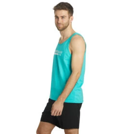 Limited Edition Men’s Tank Top -Swimming And Diving 6919393247400 teal 5a