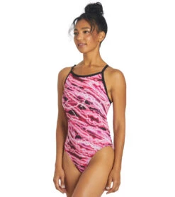 HydroLast Flash Thin Strap One Piece Swimsuit 11 HydroLast Flash Thin Strap One Piece Swimsuit -Swimming And Diving 6940348154024 pink 4a