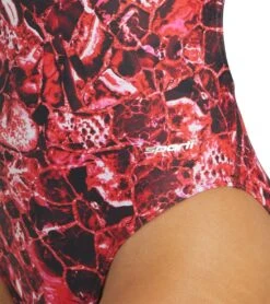 Cogent Thin Strap One Piece Swimsuit -Swimming And Diving 6942386847912 red 5a