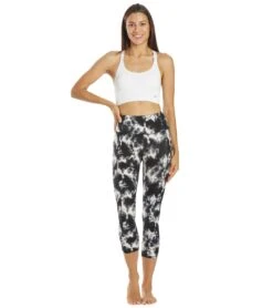 Marika Kris Tie Dye Capri -Swimming And Diving 6948895359144 blackrippletiedye 4a