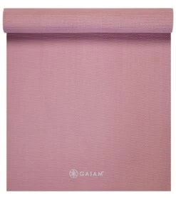 Gaiam 5mm Solid Yoga Mat -Swimming And Diving 7009120256168 rosypink 3a