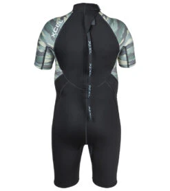 Xcel Youth Axis 2MM Spring Suit -Swimming And Diving 7088932421800 blackgreencamo 3a