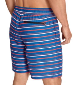 Reebok Men's Stripe Flow 9" Swim Trunks 9 Reebok Men's Stripe Flow 9" Swim Trunks -Swimming And Diving 7167533973672 navyblue 4a