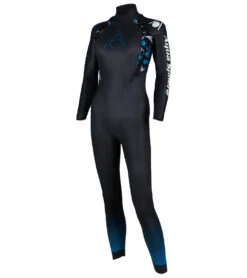 AQUASPHERE Women's Aqua Skin V3 Tri Wetsuit -Swimming And Diving 7197878681768 blackturquoise 4a
