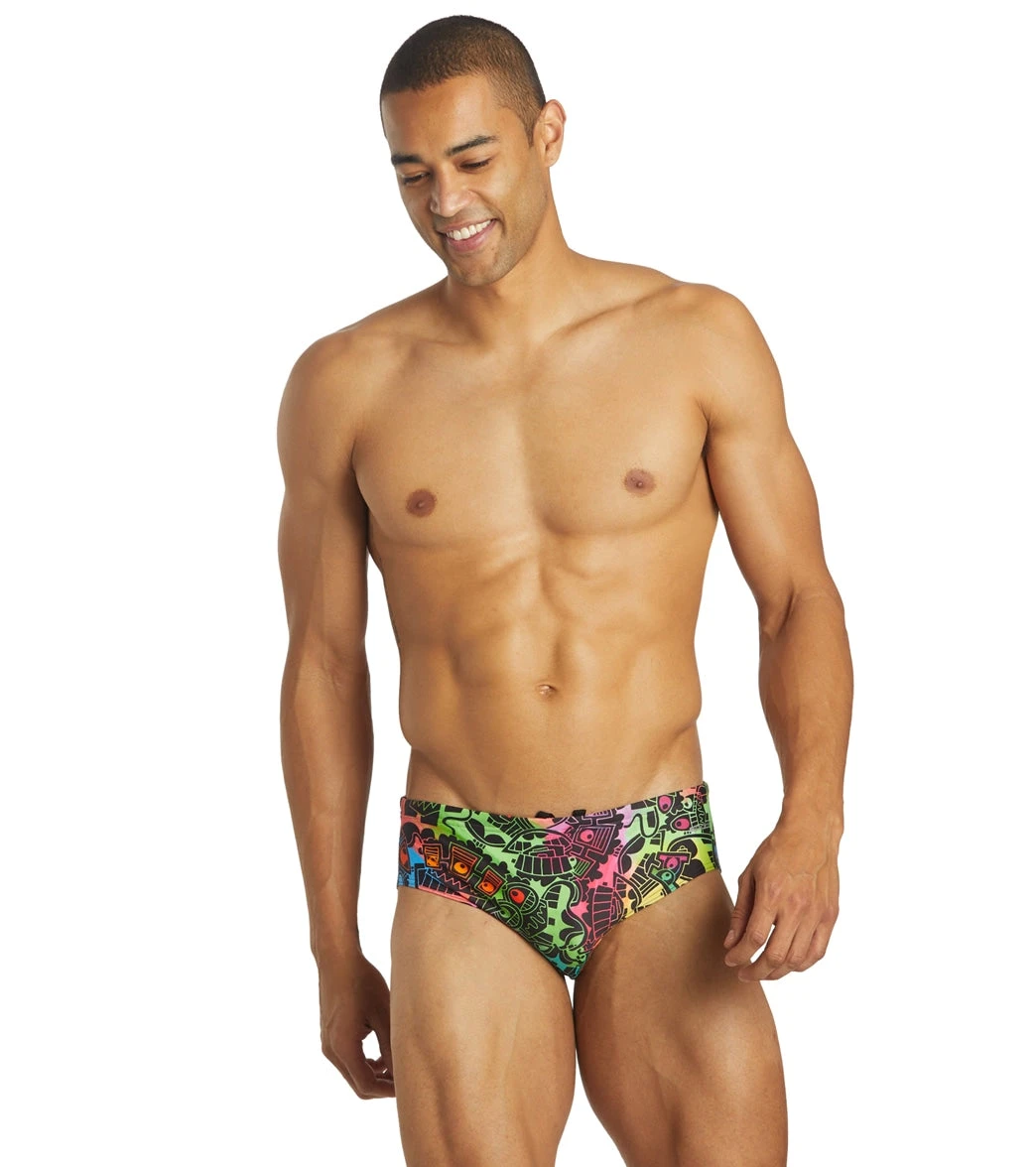 Sporti X Tyler Wallach Limited Edition Rainbow Rave Brief Swimsuit 4 Sporti X Tyler Wallach Limited Edition Rainbow Rave Brief Swimsuit - Image 4