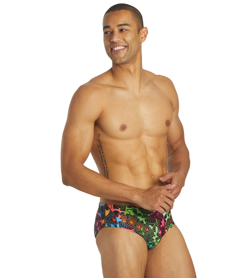 Sporti X Tyler Wallach Limited Edition Rainbow Rave Brief Swimsuit 5 Sporti X Tyler Wallach Limited Edition Rainbow Rave Brief Swimsuit - Image 5