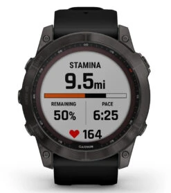 Garmin Fenix 7X Sapphire Solar Carbon Gray DLC Titanium/Black Band 16 Garmin Fenix 7X Sapphire Solar Carbon Gray DLC Titanium/Black Band -Swimming And Diving 7289506398376 carbongrayblack 6a