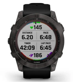 Garmin Fenix 7X Sapphire Solar Carbon Gray DLC Titanium/Black Band 19 Garmin Fenix 7X Sapphire Solar Carbon Gray DLC Titanium/Black Band -Swimming And Diving 7289506398376 carbongrayblack 9a