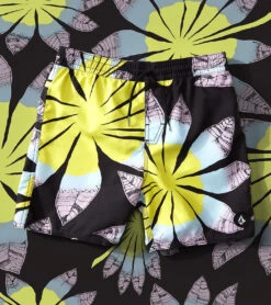 Volcom Boys' Poly Party Trunk Boardshort -Swimming And Diving 7329059831976 black 4a