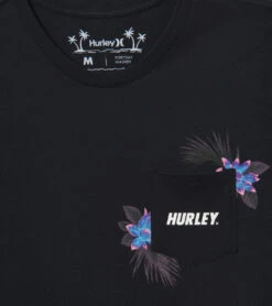 HURLEY Men's Every Day Washed Alamoana Fastlane Pocket Tee 5 HURLEY Men's Every Day Washed Alamoana Fastlane Pocket Tee -Swimming And Diving 7329518518440 black 3a