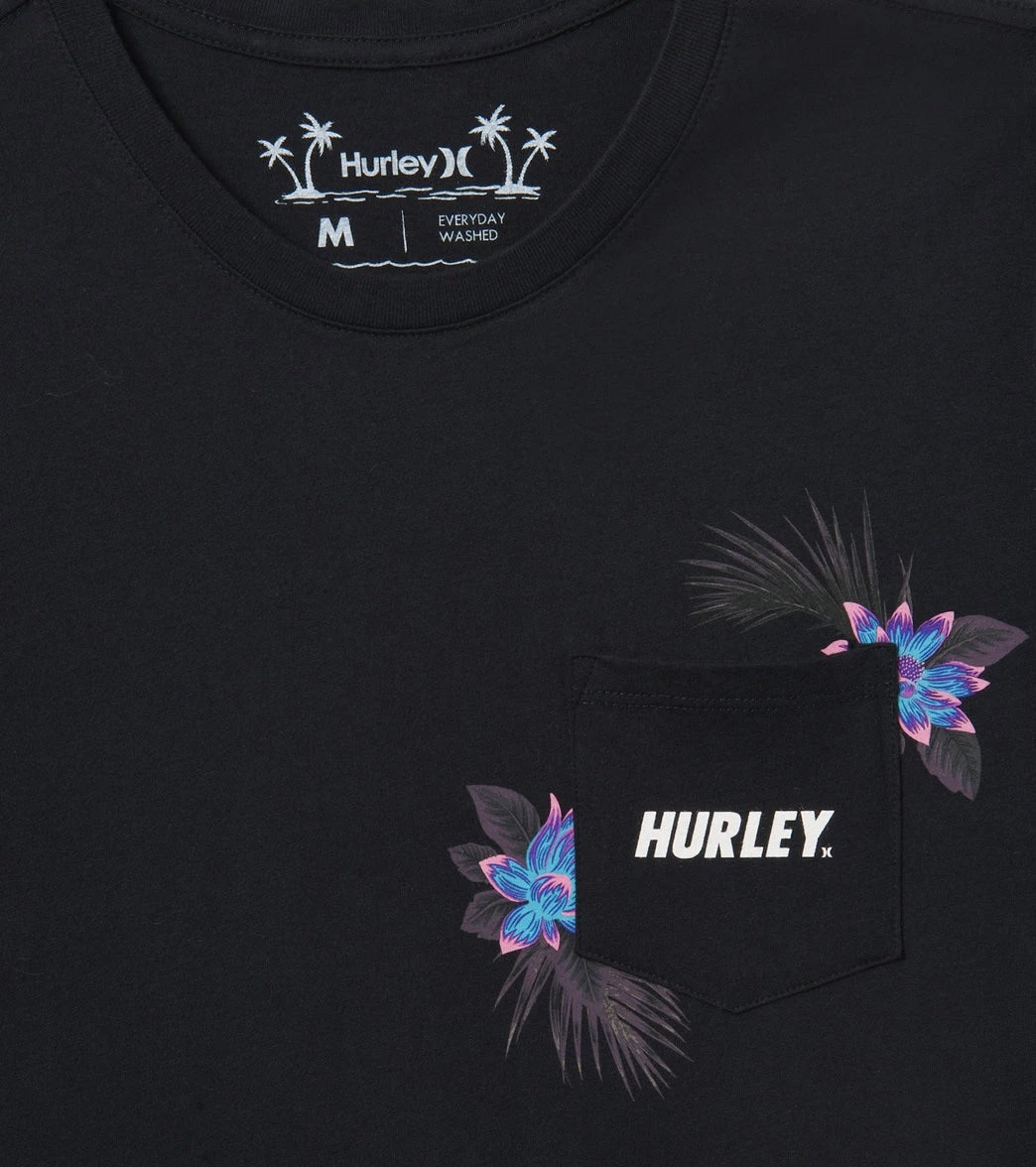 HURLEY Men's Every Day Washed Alamoana Fastlane Pocket Tee 3 HURLEY Men's Every Day Washed Alamoana Fastlane Pocket Tee - Image 3