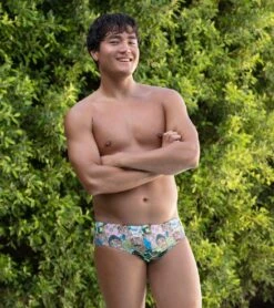 Sporti X Mat Chavez Limited Edition Chlorine Machines Brief Swimsuit -Swimming And Diving 7355393343656 multi 3a