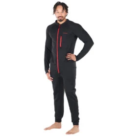 Level Six Men's Vulcan Front Zip Thermal Unisuit -Swimming And Diving 7363715694760 black 4a