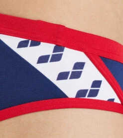 Arena Men's Icons Solid Brief Swimsuit -Swimming And Diving 7382564503720 navyred 5a