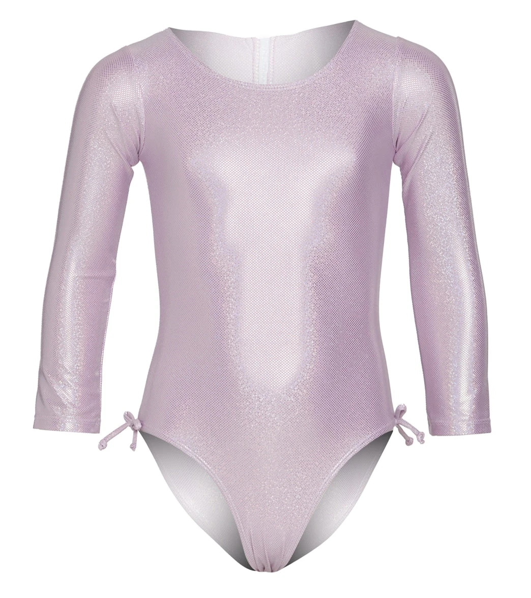 Girls' Sparkling Sunset Pink Charlie UPF 50+ Charlie Long Sleeve One Piece Swimsuit (Toddler, Little Kid) 1 Girls' Sparkling Sunset Pink Charlie UPF 50+ Charlie Long Sleeve One Piece Swimsuit (Toddler, Little Kid)