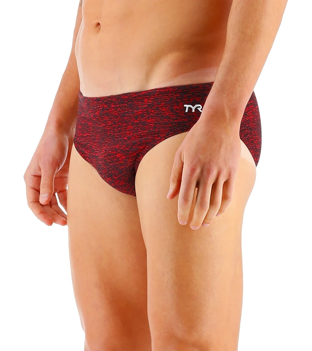 TYR Men's Lapped Racer Brief Swimsuit 4 TYR Men's Lapped Racer Brief Swimsuit - Image 4