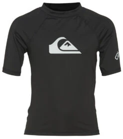Quiksilver Boys' All Time Short Sleeve UPF 50 Rash Guard