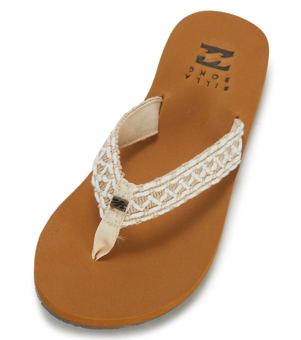 Billabong Women's Baja Woven Flip Flop 1 Billabong Women's Baja Woven Flip Flop