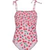 Seafolly Girls' Cherry Pie One Piece Swimsuit (Big Kid)