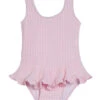 Girls' Pink Gingham Stella Ruffle UPF 50+ One Piece Swimsuit (Baby)
