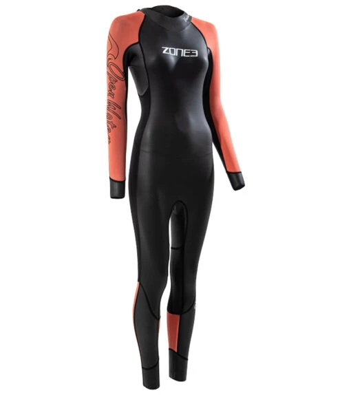 Zone3 Women's Venture Wetsuit 5 Zone3 Women's Venture Wetsuit -Swimming And Diving 7457822343336 blackorange 1a