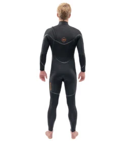 Dakine Men's 4/3mm Cyclone Chest Zip Fullsuit Wetsuit -Swimming And Diving 7463580762280 black 3a