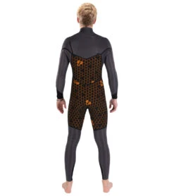 Dakine Men's 4/3mm Cyclone Chest Zip Fullsuit Wetsuit -Swimming And Diving 7463580762280 black 5a