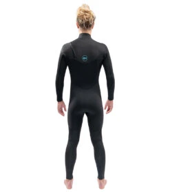 Dakine Men's 3/2mm Mission Chest Zip Fullsuit Wetsuit -Swimming And Diving 7463580958888 black 3a