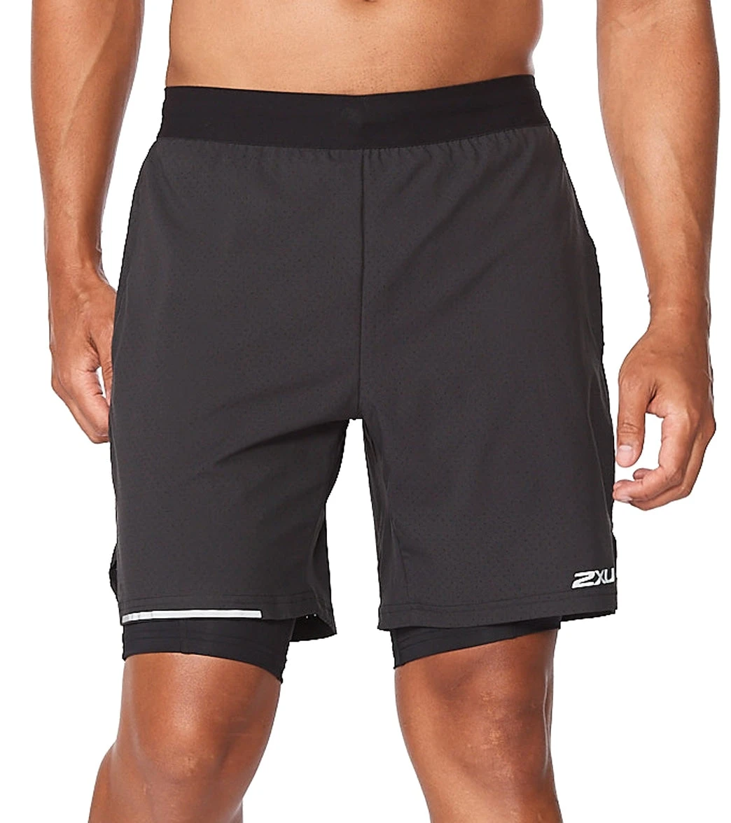2XU Men's Aero 2-in-1 7" Shorts 1 2XU Men's Aero 2-in-1 7" Shorts