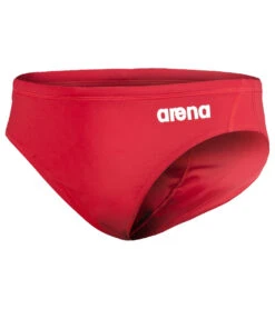 Arena Men's Solid Water Polo Brief Swimsuit -Swimming And Diving 7468283494568 redwhite 7a
