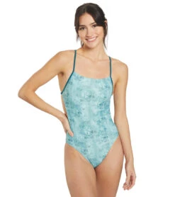 Sporti X Emma Weyant Sand Dollar Lace Taylor One Piece Swimsuit -Swimming And Diving 7474625740968 sanddollarlace 6a