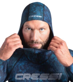 CRESSI 3.5mm Tokugawa Open Cell Hooded Two Piece Wetsuit 8 CRESSI 3.5mm Tokugawa Open Cell Hooded Two Piece Wetsuit -Swimming And Diving 7484568469672 bluecamo 4a