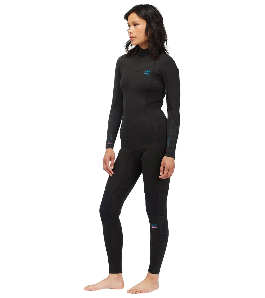 Billabong Women's 3/2mm Synergy Long Sleeve Fullsuit Wetsuit 2 Billabong Women's 3/2mm Synergy Long Sleeve Fullsuit Wetsuit - Image 2